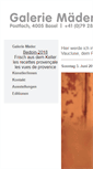 Mobile Screenshot of galeriemaeder.ch